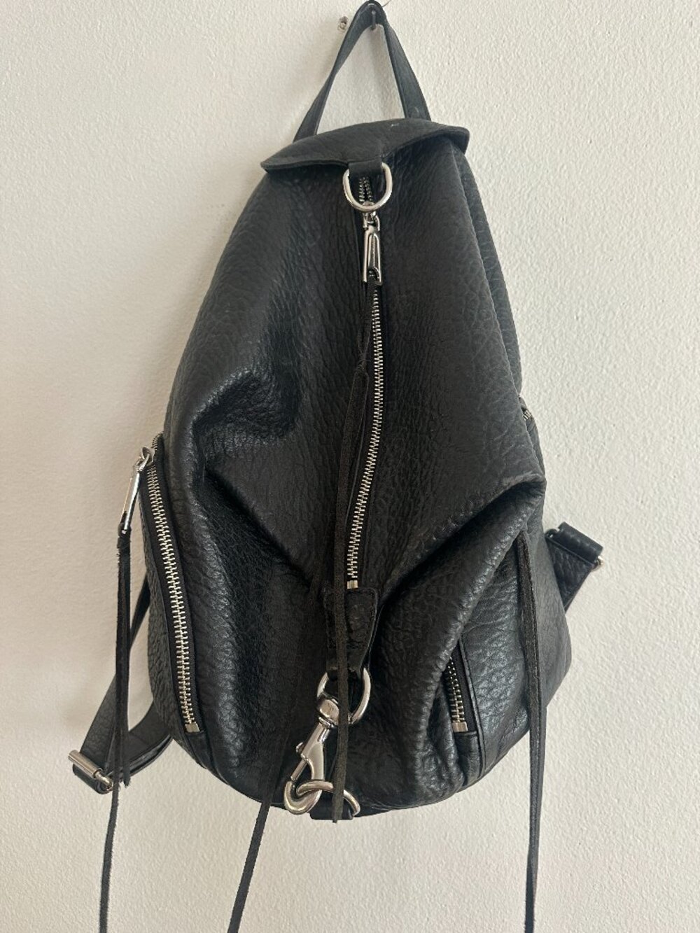 Rebecca Minkoff Julian Backpack, Black with Silver Hardware